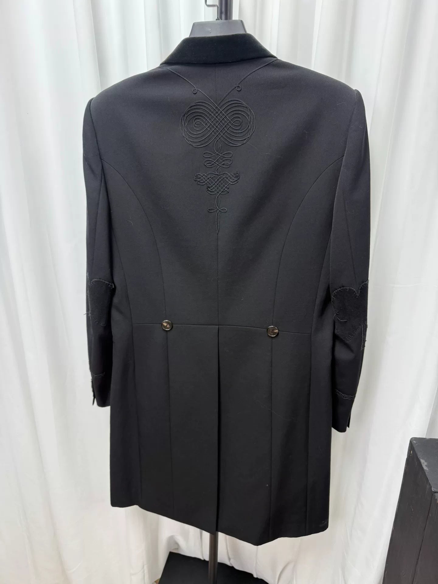 Number Nine Velvet Handwoven Coat