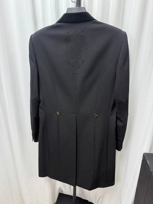 Number Nine Velvet Handwoven Coat