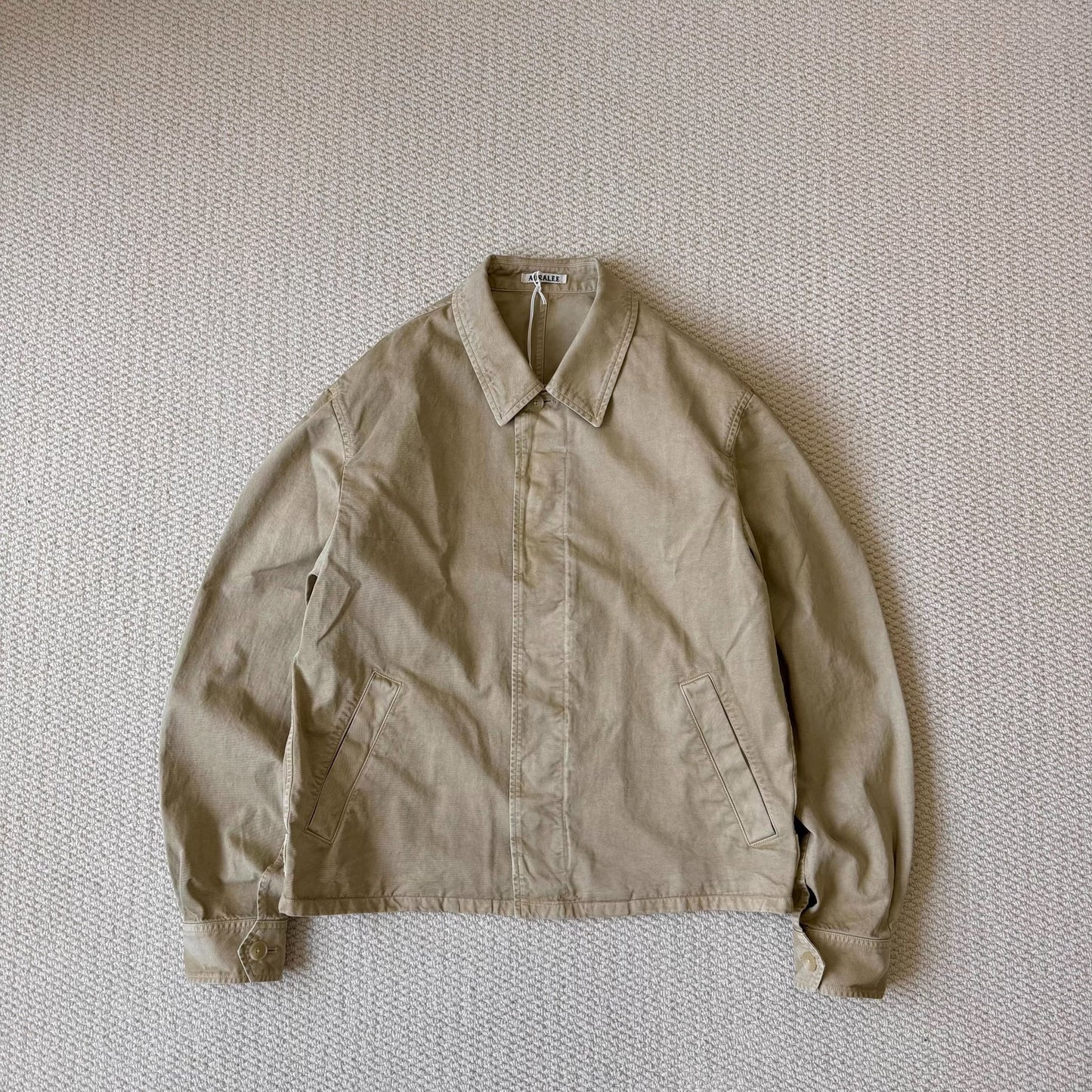 AURALEE Dyed Finx Light Chino Blouson