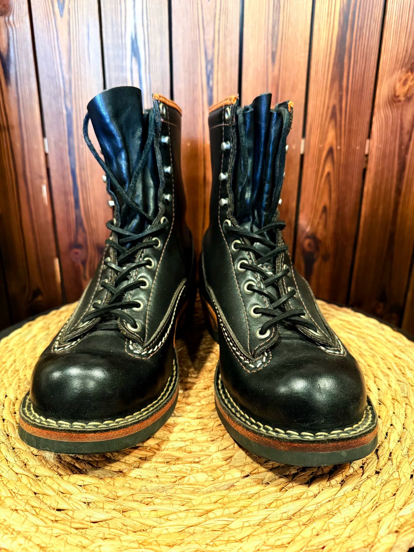 Wesco Jobmaster Black Leather Boots