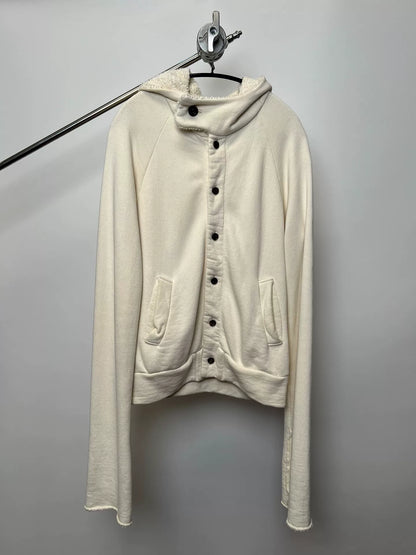 Yohji Yamamoto Long Sleeve Fleece Hoodie