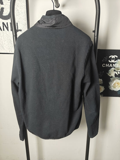 Prada Logo Zip Jacket Black