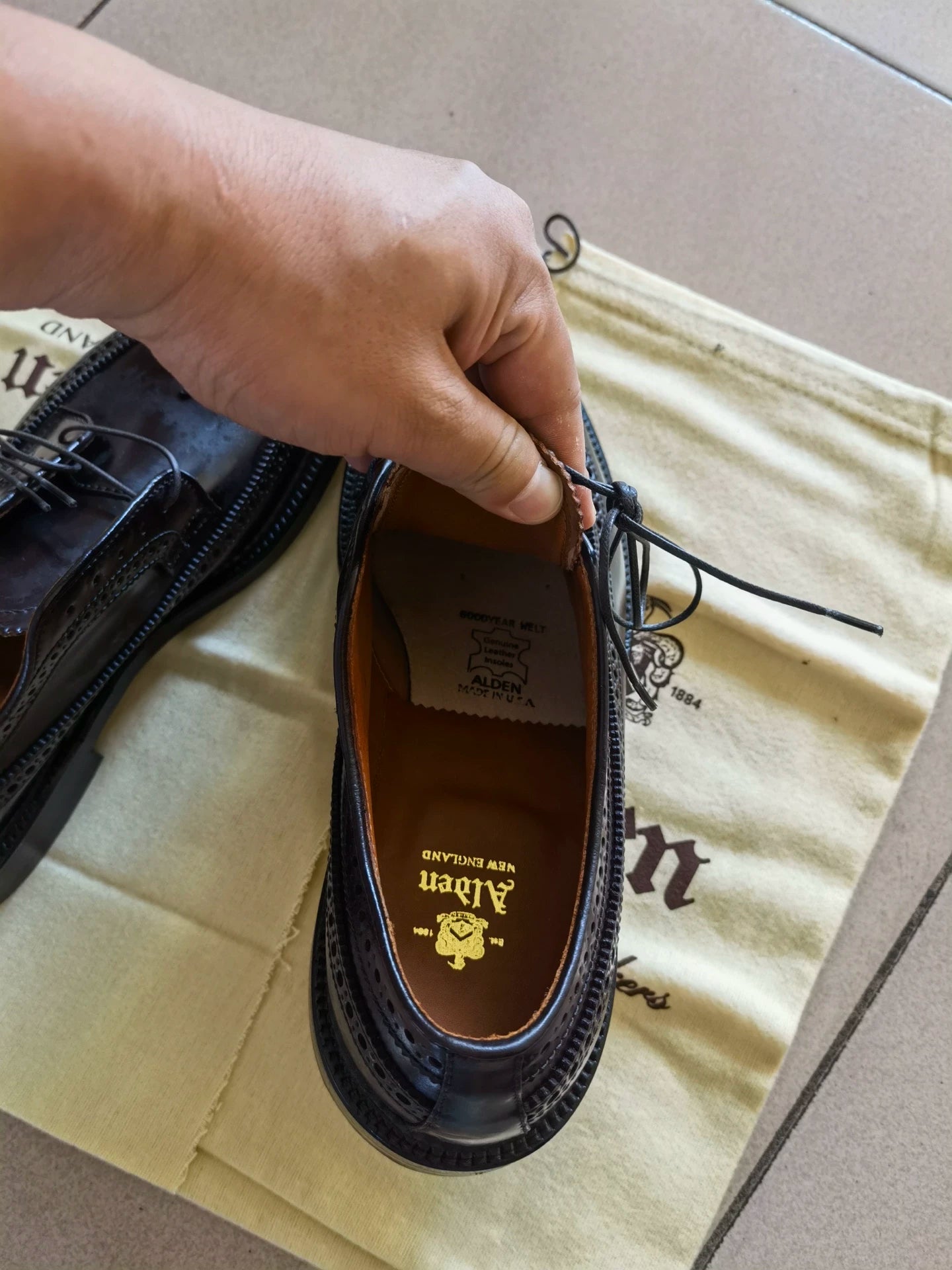 Alden Handmade Men's Dress Shoes in Brown