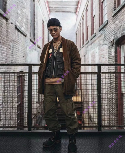 visvim Dotera Coat Harris Tweed Silk Jacket