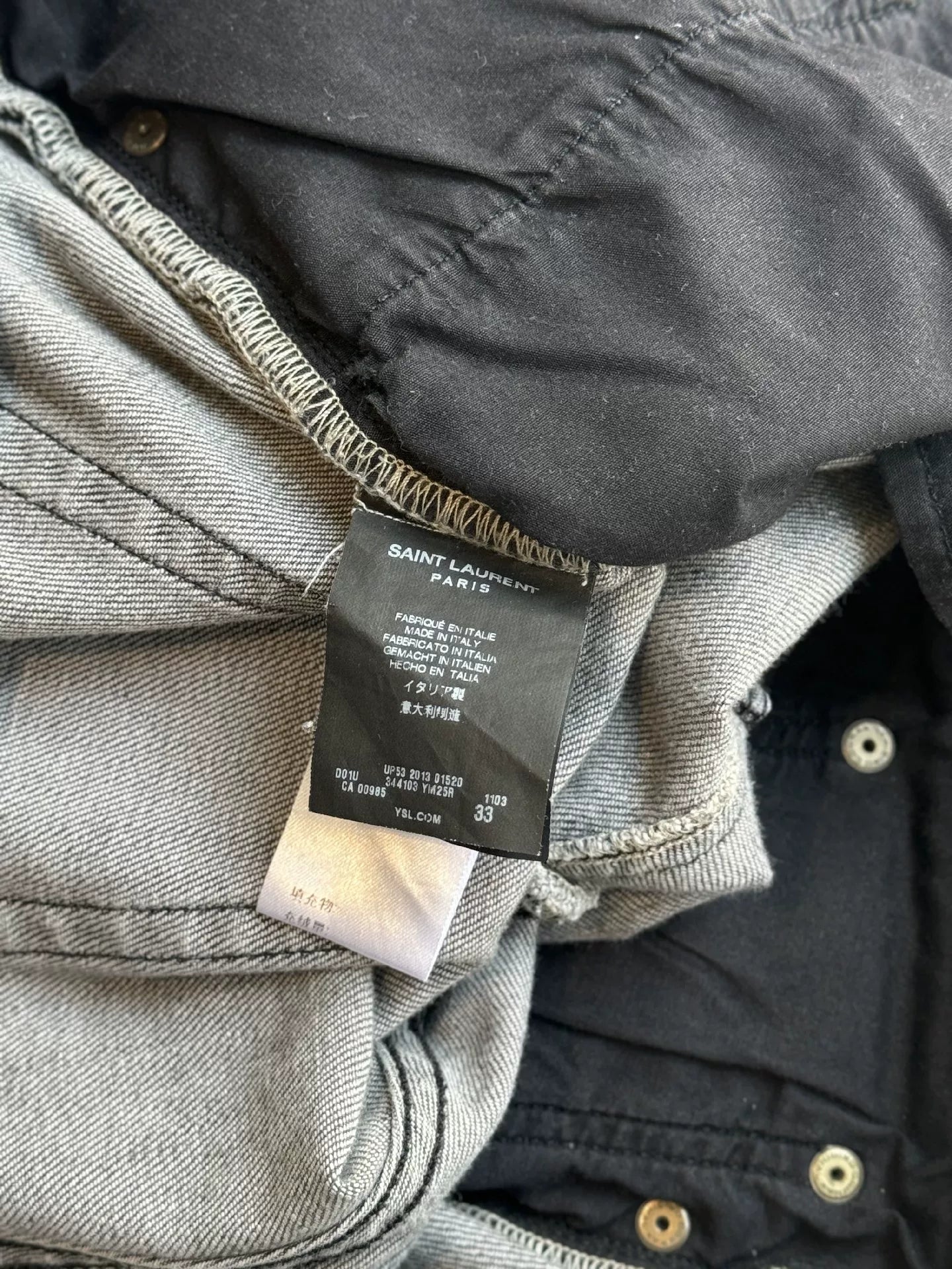 YSL/SLP Men's Gray Jeans