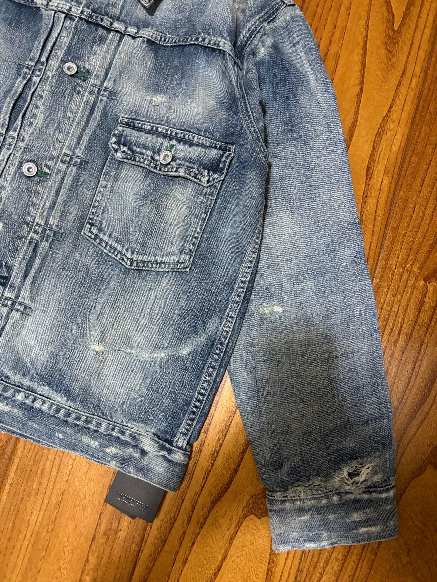 NEIGHBORHOOD SAVAGE STOCKMAN Washed Denim Jacket