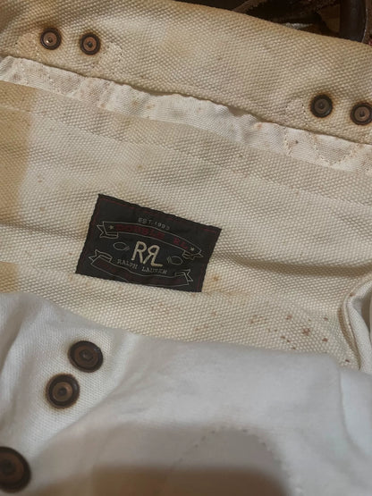 RRL Vintage Anchor Canvas Tote Bag