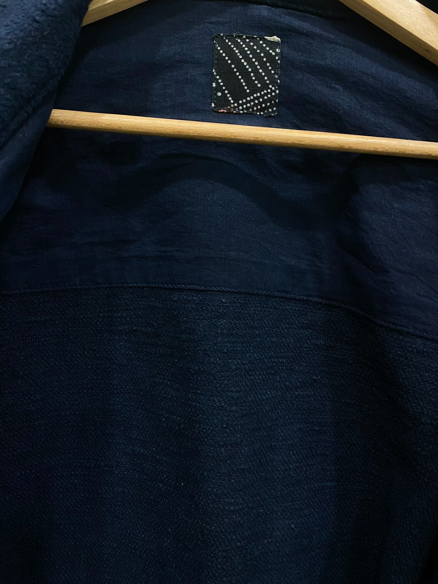 visvim lhamo shirt in dark indigo