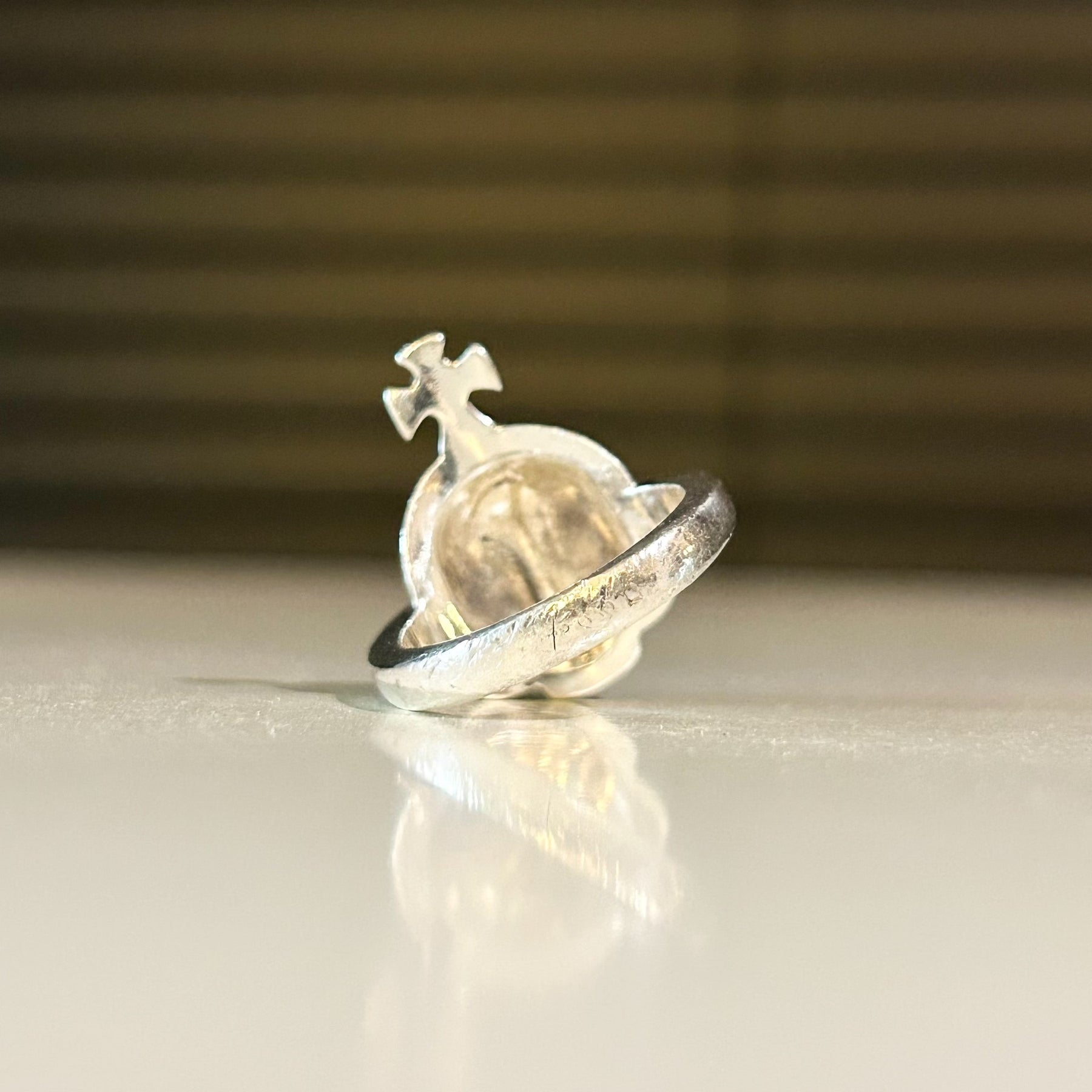 Vivienne Westwood Vintage Saturn Skull Ring