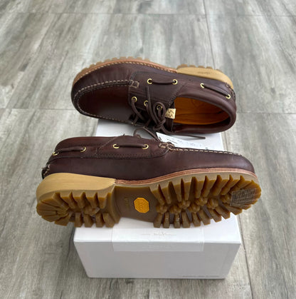 visvim wallace deck folk leather shoes