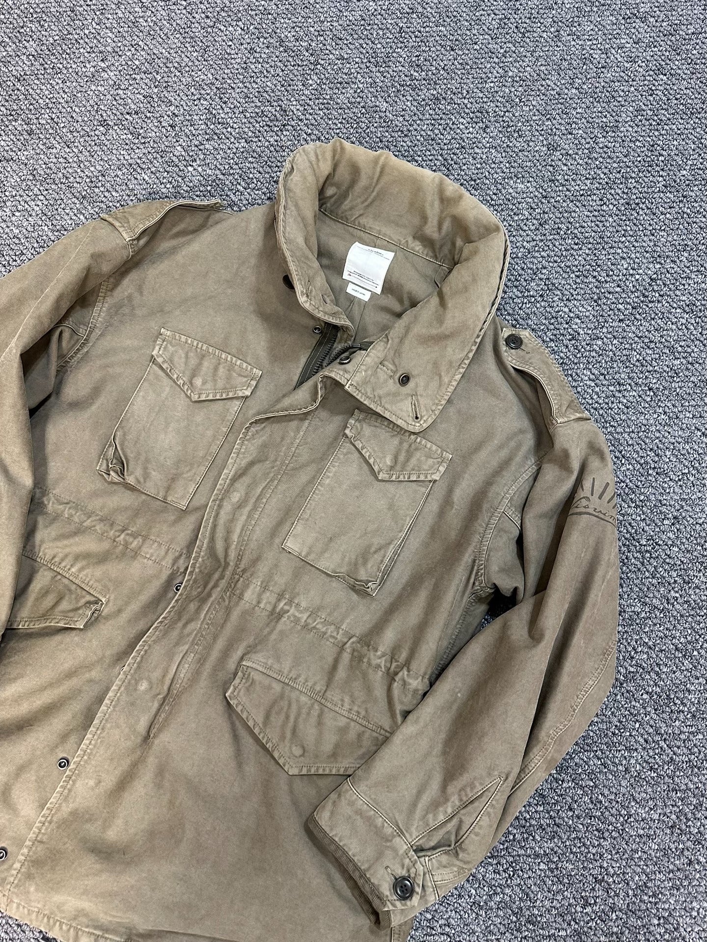 VISVIM 20SS BICKLE DMGD M65 Jacket