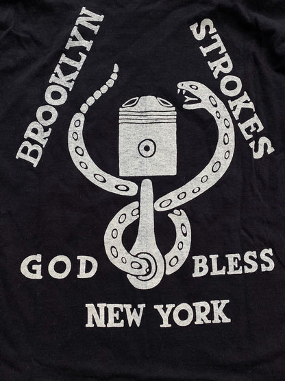 brooklyn strokes long sleeve graphic tee