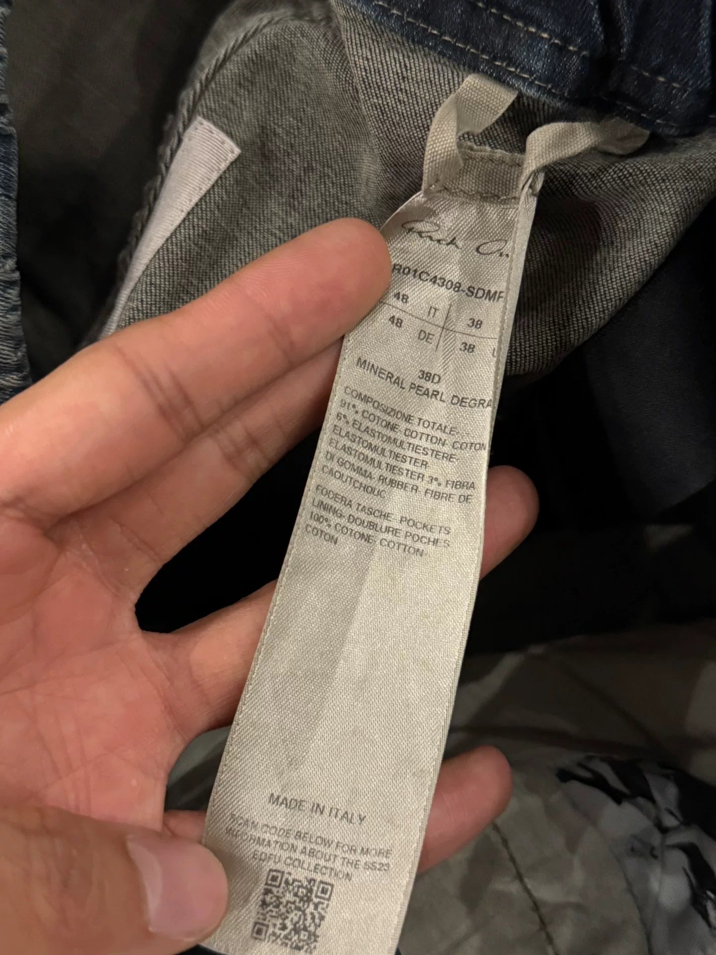 Rickwens Bela Light Wash Pocket Pants