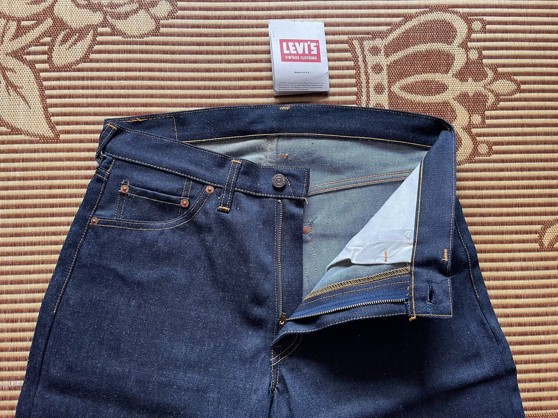 Levi's LVC 555 1963 Big E Zipper Jeans