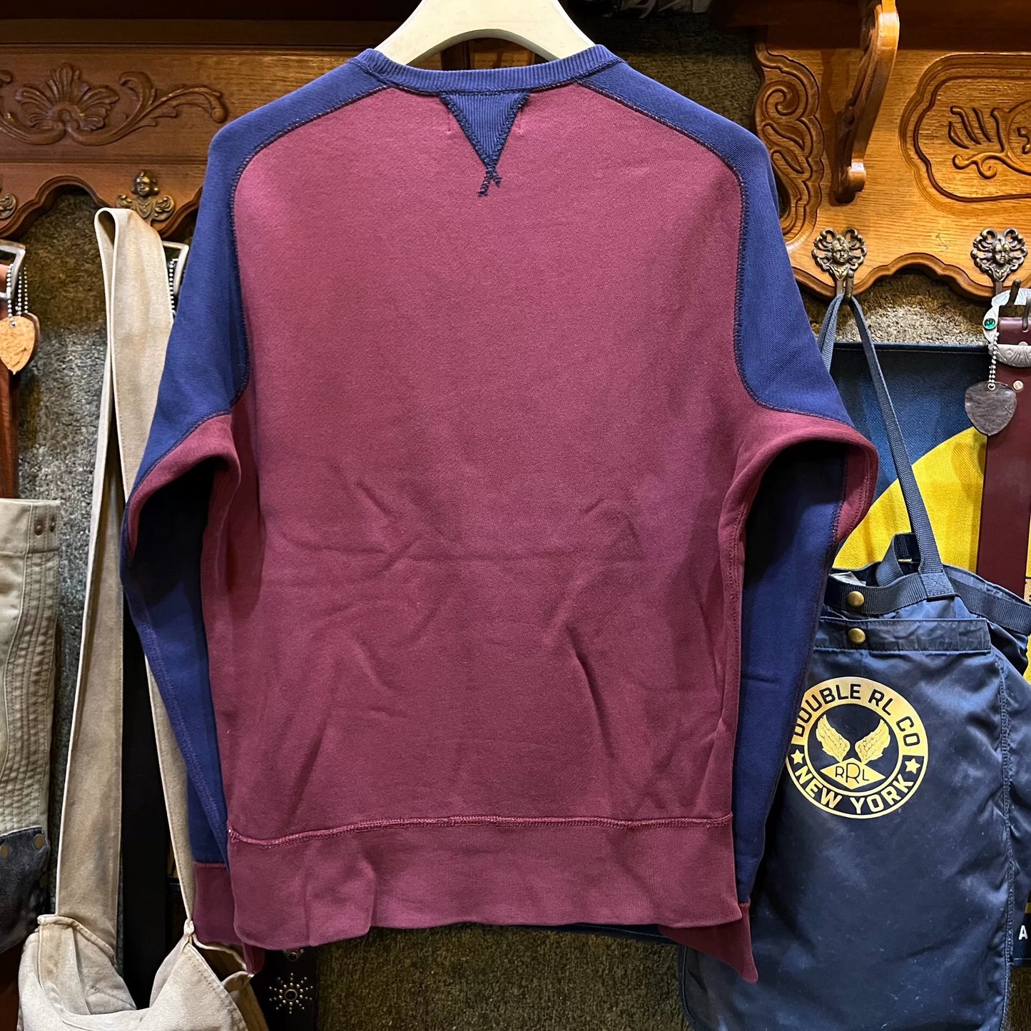 double rl vintage sweatshirt by ralph lauren