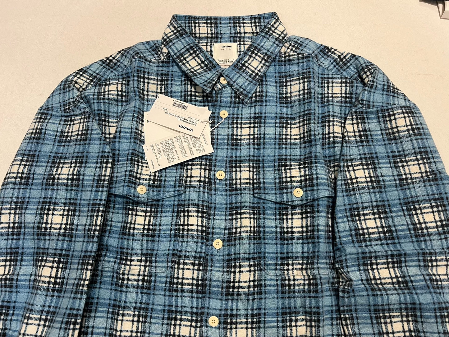 VISVIM 23AW PIONEER KHADI CHECK SHIRT