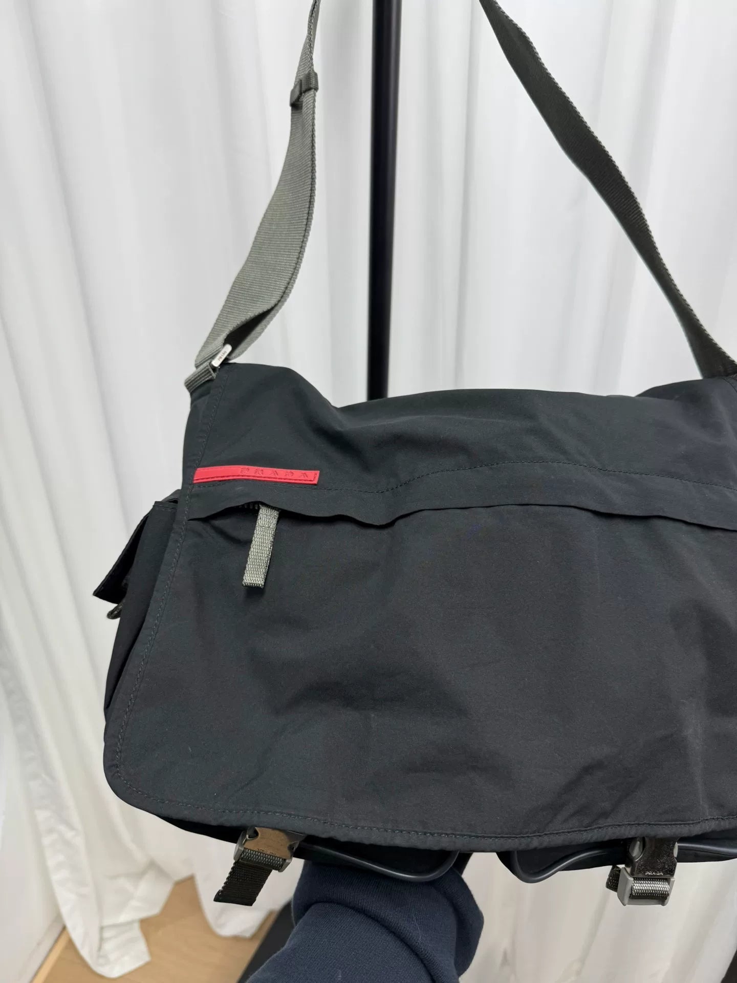 Prada Sport Messenger Bag with Pockets