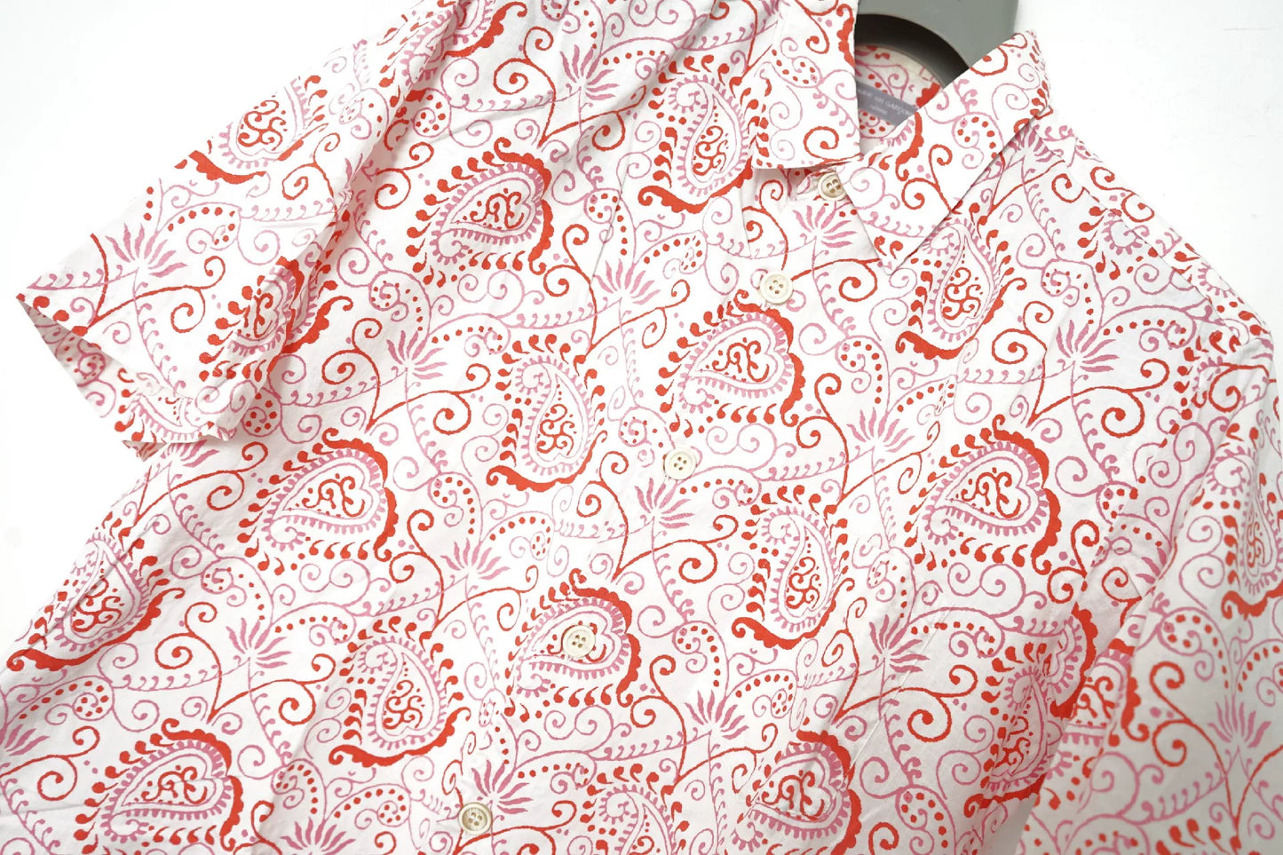 Comme des Garçons Paisley Short-Sleeve Shirt