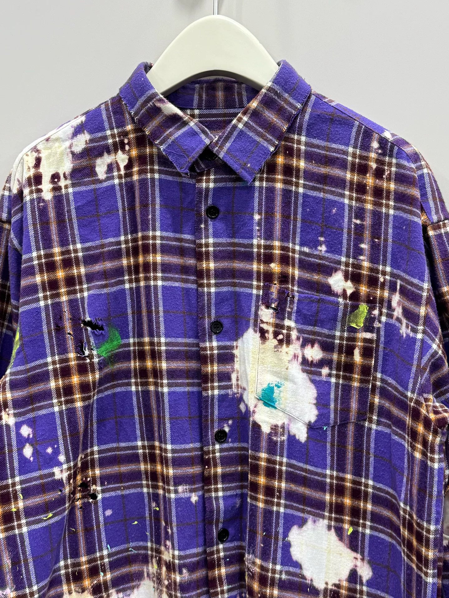 Sssaint Louis Tie-Dye Distressed Shirt M