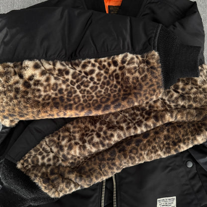 Wacko Maria Leopard Print MA1 Flight Jacket