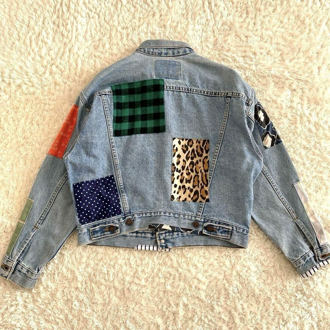 levi's x awake ny patchwork denim jacket