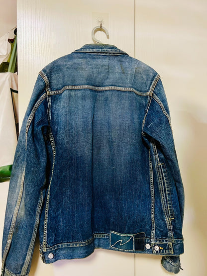 VISVIM 101 DRY3 DMGD-1000 Denim Jacket