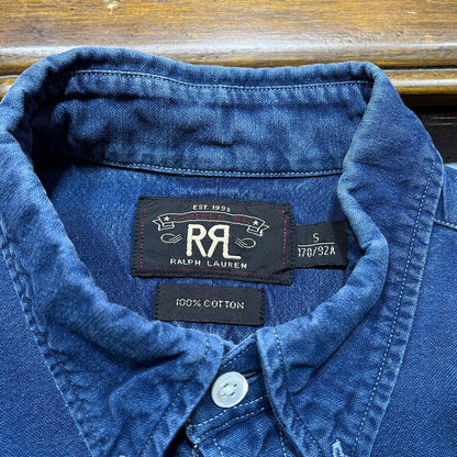 RRL Blue Dye Button-Up Shirt