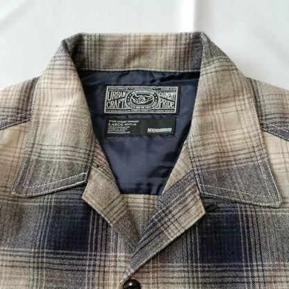 neighborhood 092BENH-SHM02 Wool Plaid Shirt