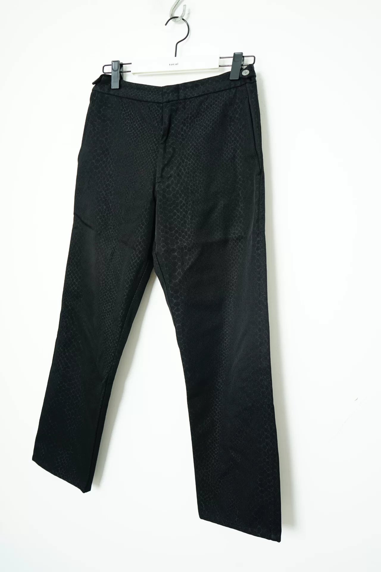 Comme des Garçons Dark Pattern Straight-Leg Pants