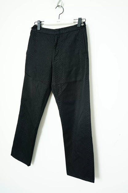 Comme des Garçons Dark Pattern Straight-Leg Pants