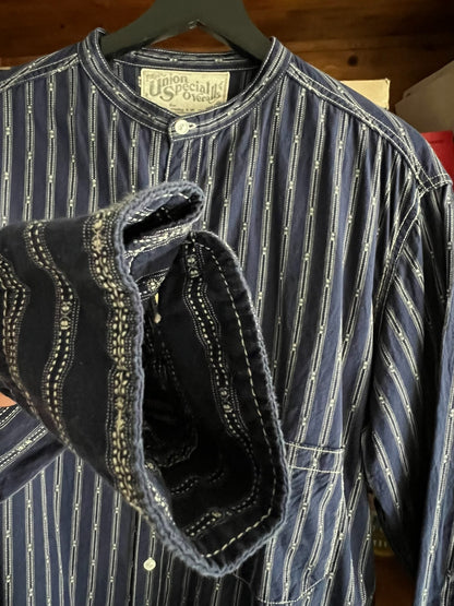 Freewheelers Vintage Indigo Stripe Shirt