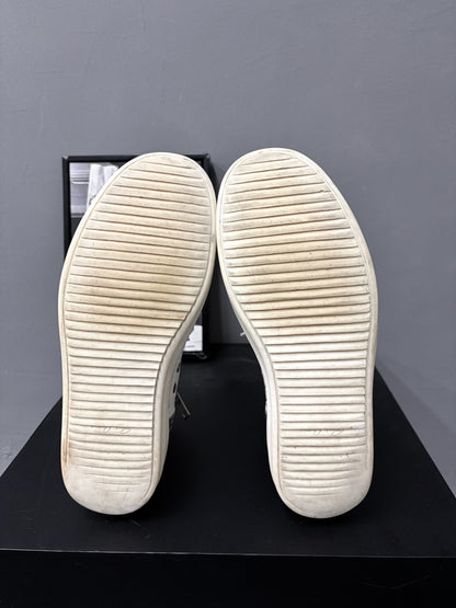 Rick Owens 18FW Light Blue Leather High-Top