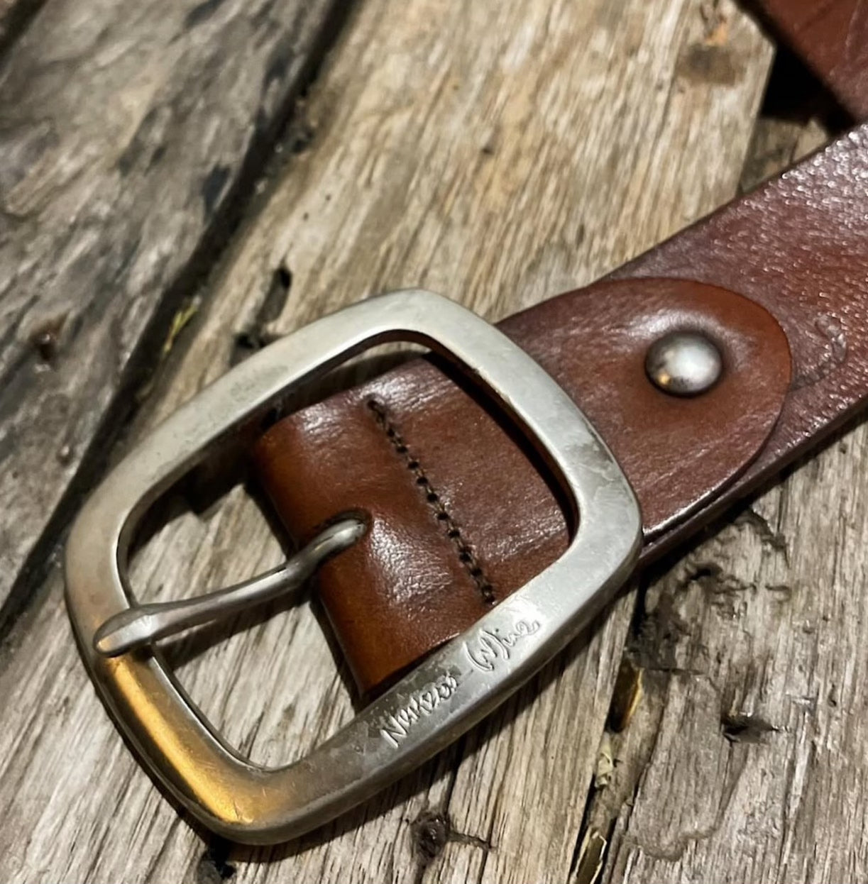Vintage Number (n)ine 2000s Leather Belt