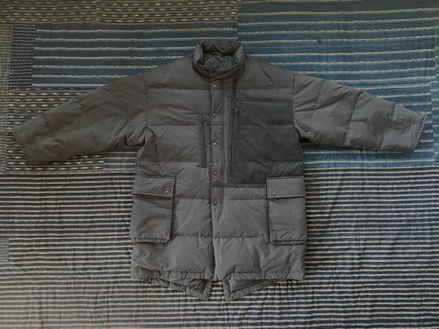 porter classic weather down military coat