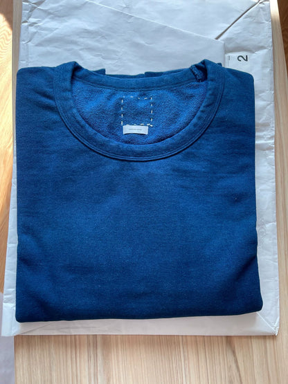 visvim jumbo indigo sweatshirt