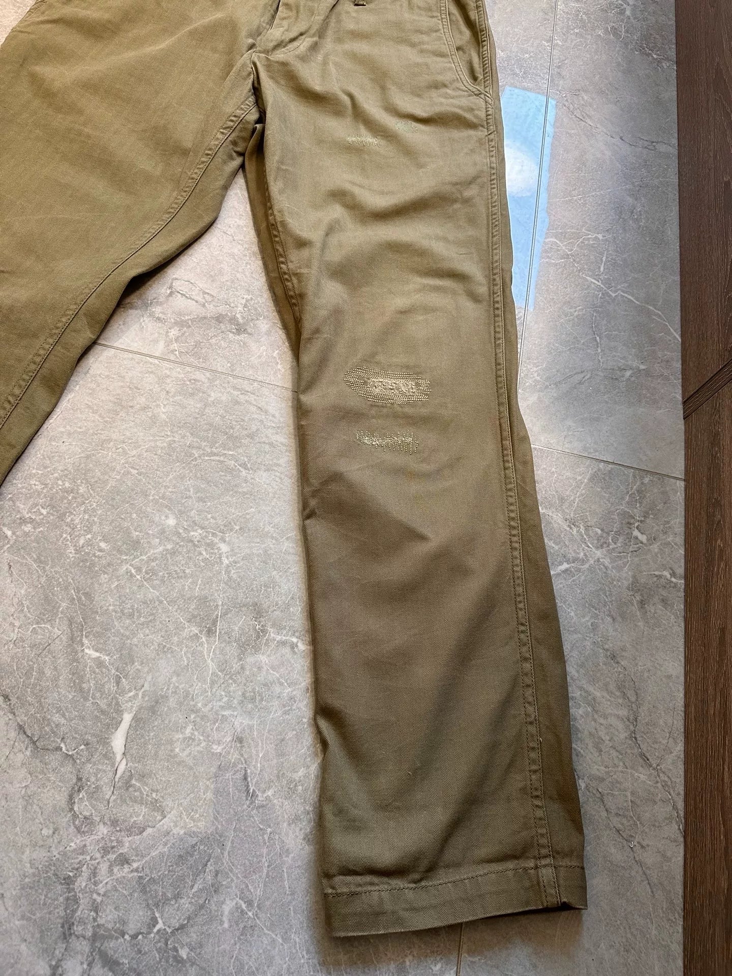 Ralph Lauren Military Distressed Work Pants