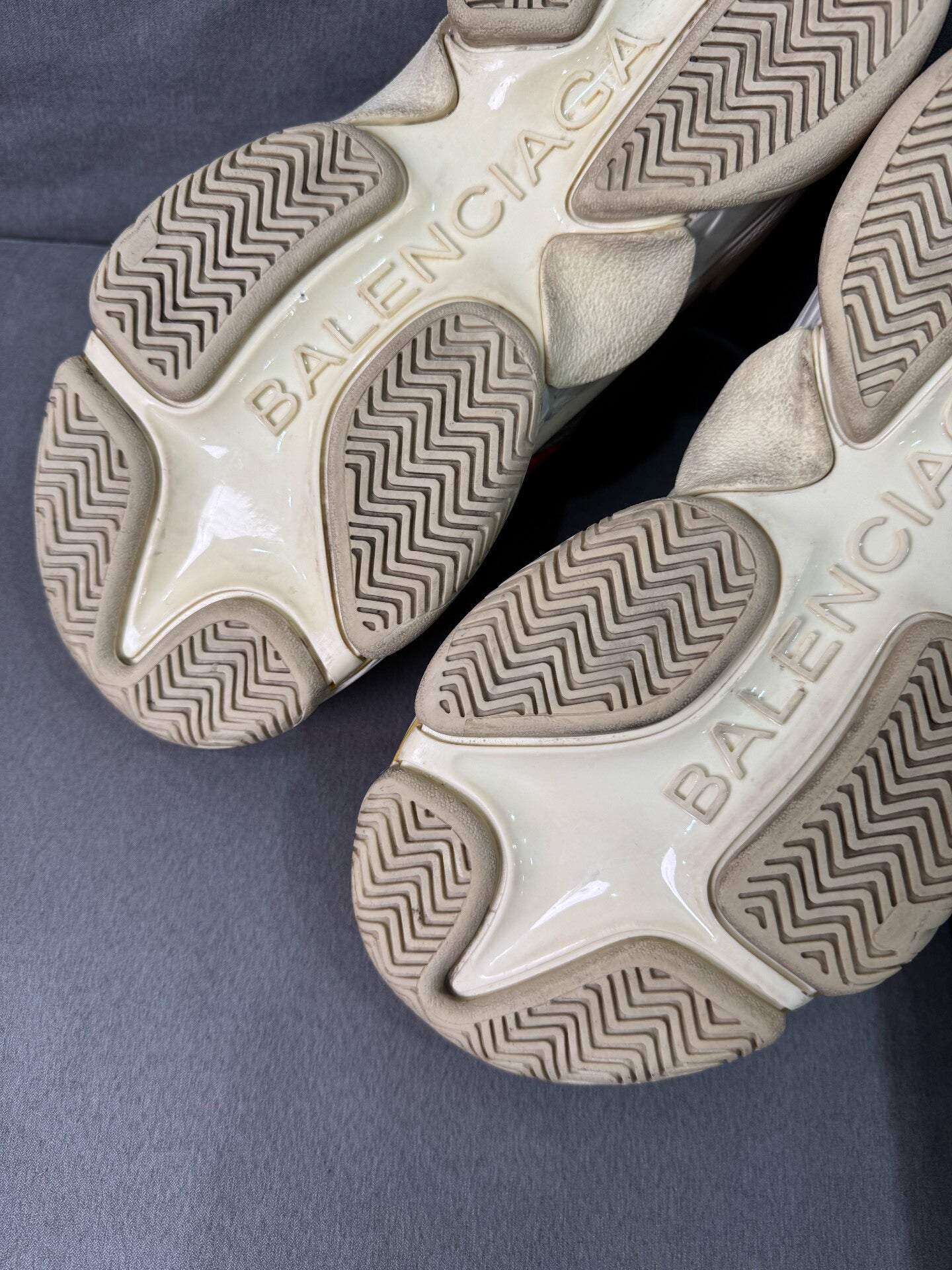 Balenciaga TripleS Red and Blue Sneakers Size 41