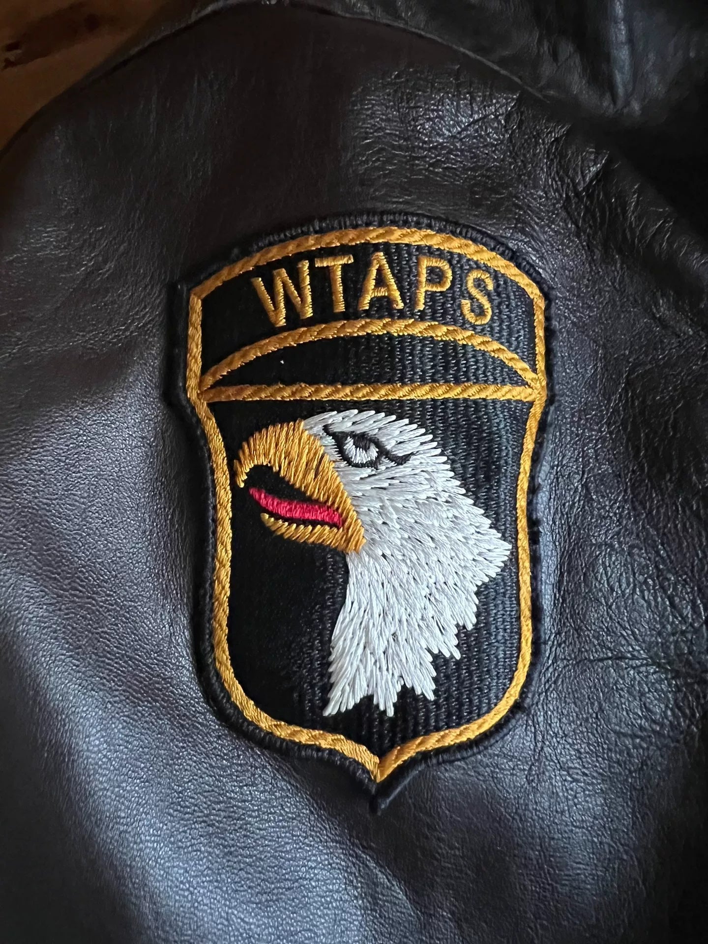 wtaps genuine early edition leather jacket