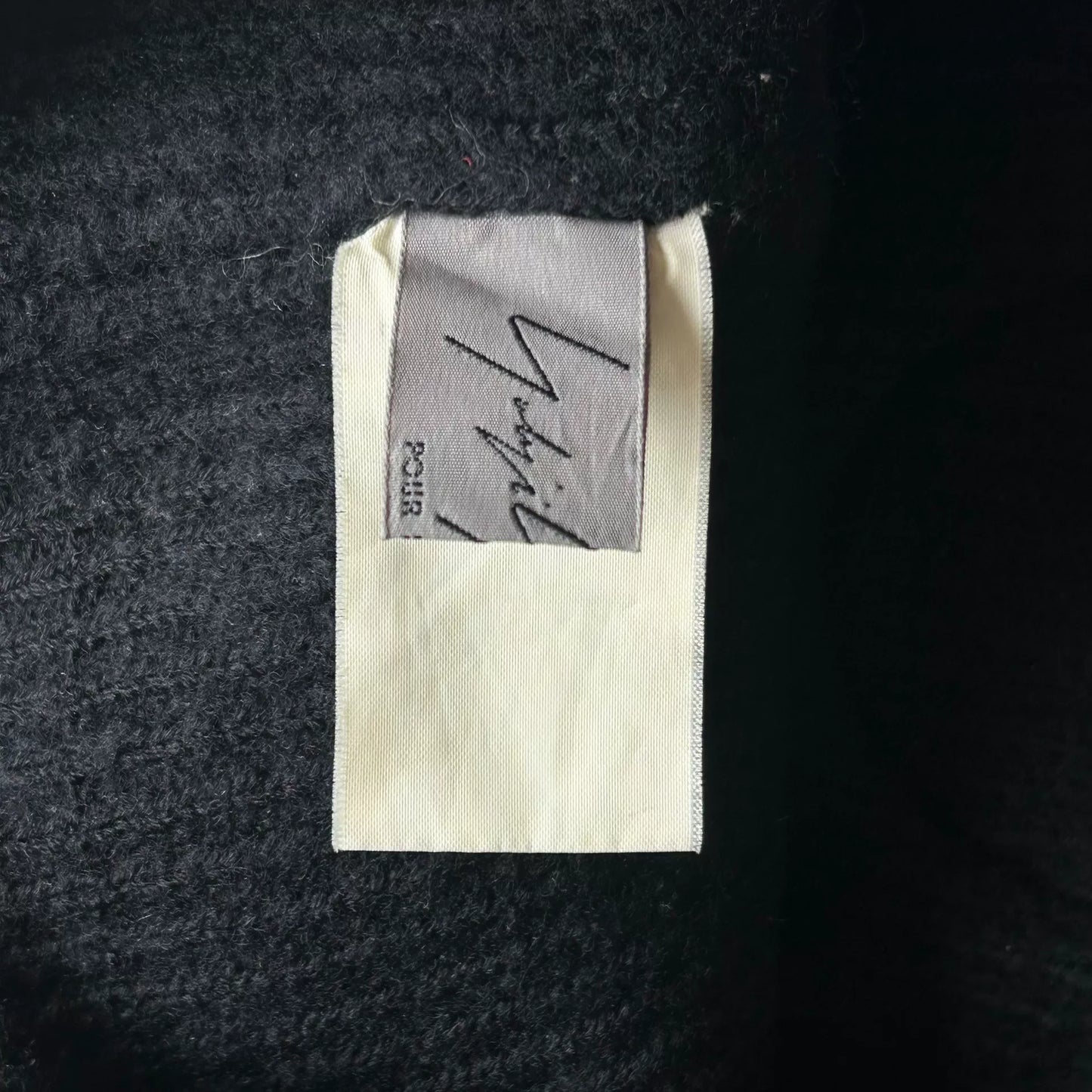 Yohji Yamamoto 04AW Check Knit Beanie
