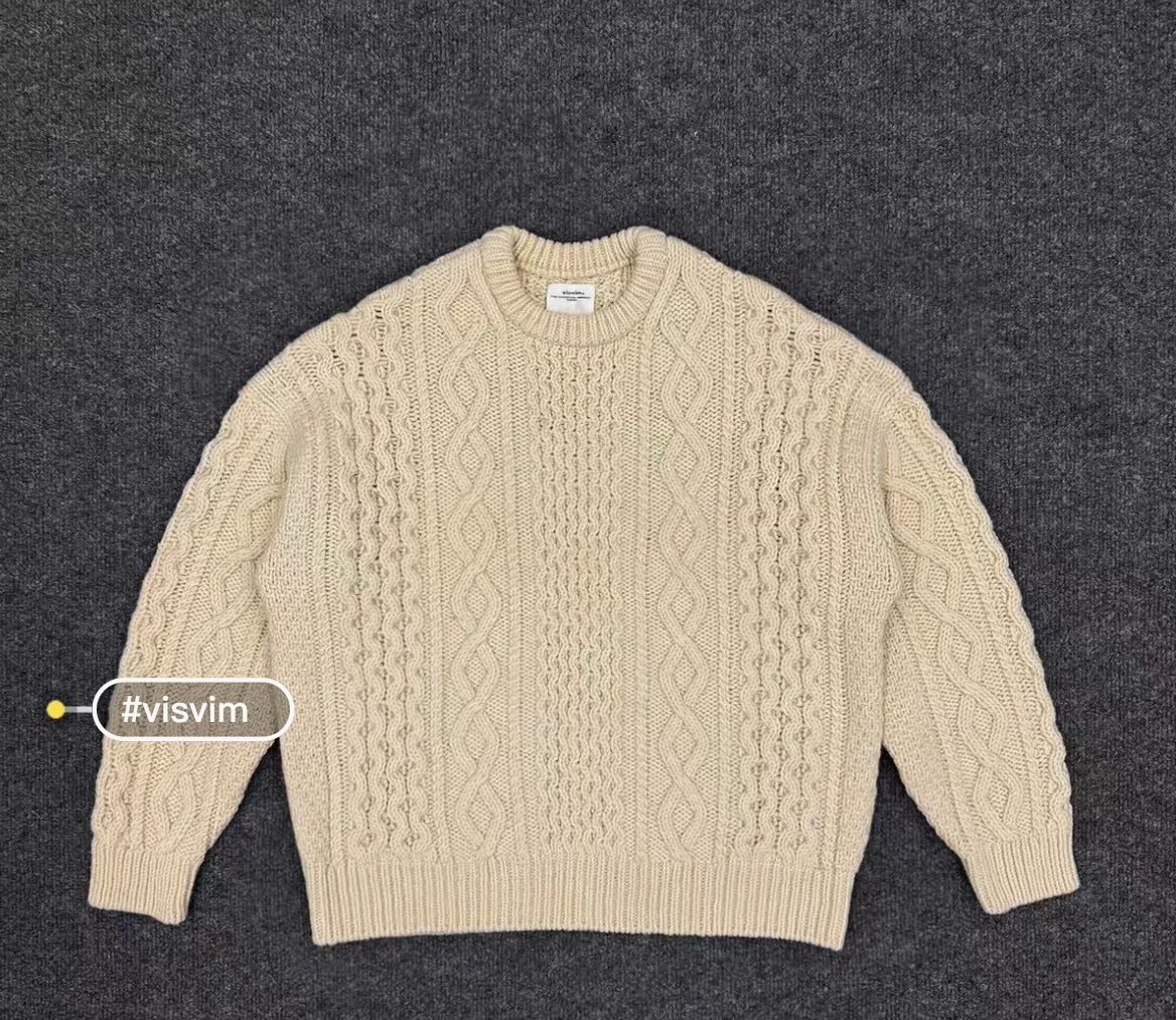 VISVIM 21AW AMPLUS CREW KNIT SWEATER