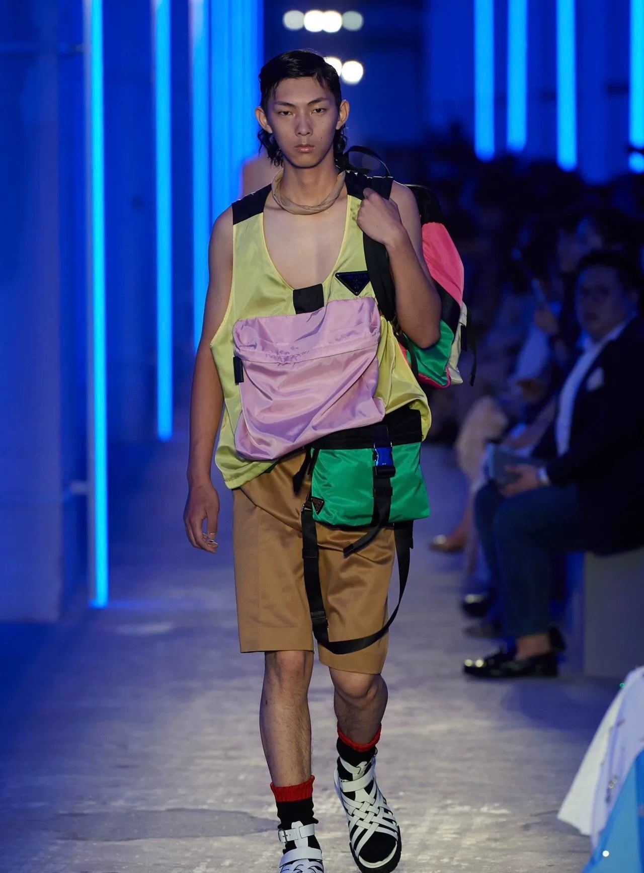 Prada Bermuda Shorts in Dark Khaki