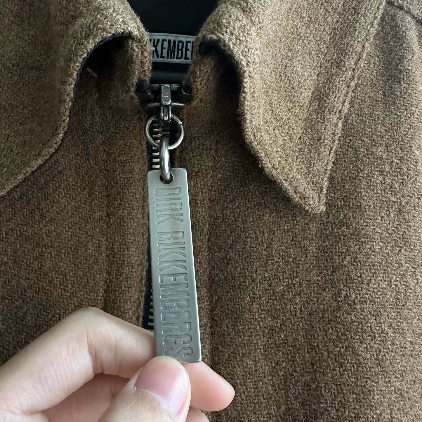 rare dirk bikkembergs 90s wool jacket