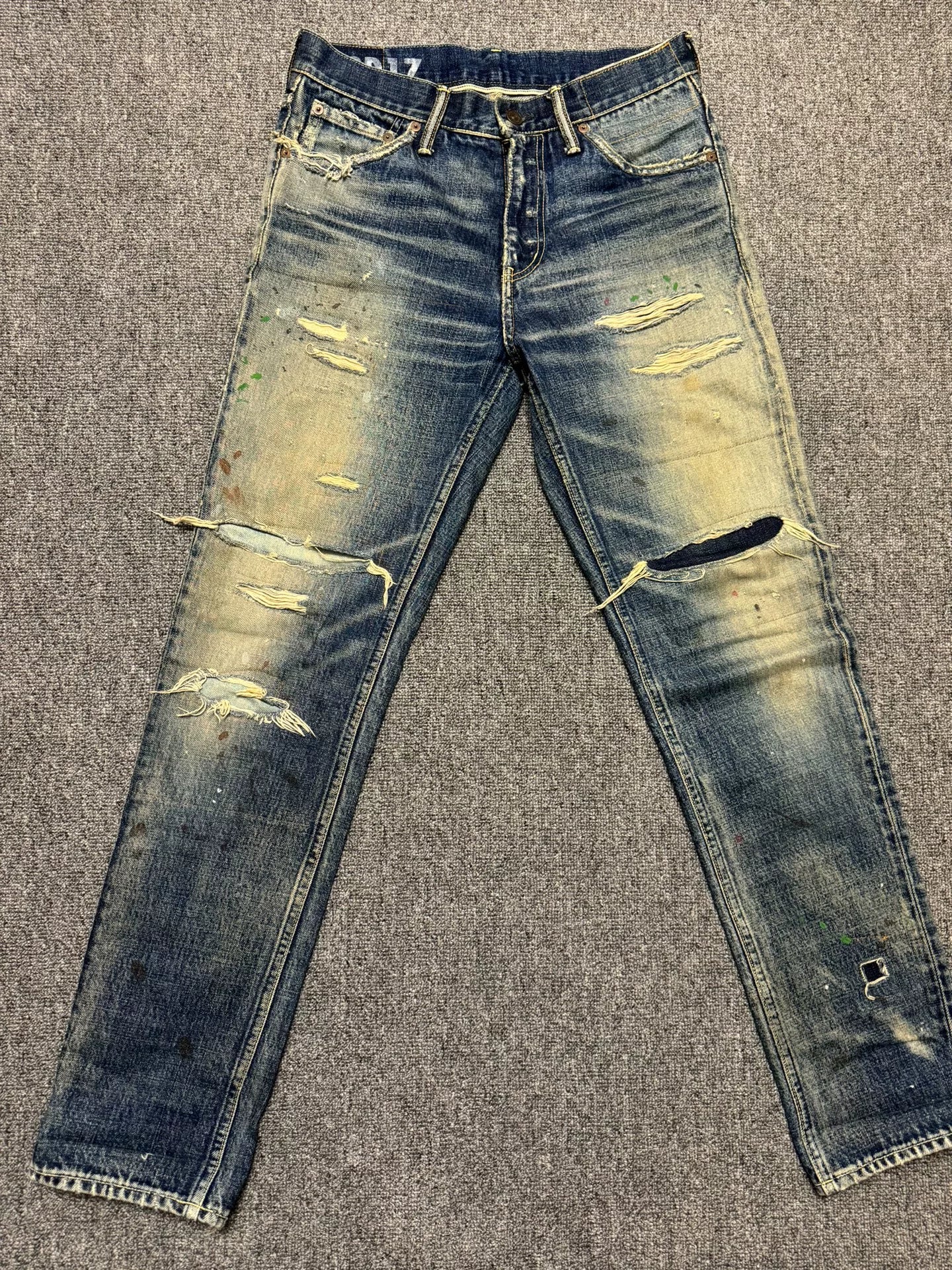 VISVIM 19SS SOCIAL SCULPTURE DAMAGED-17 Jeans