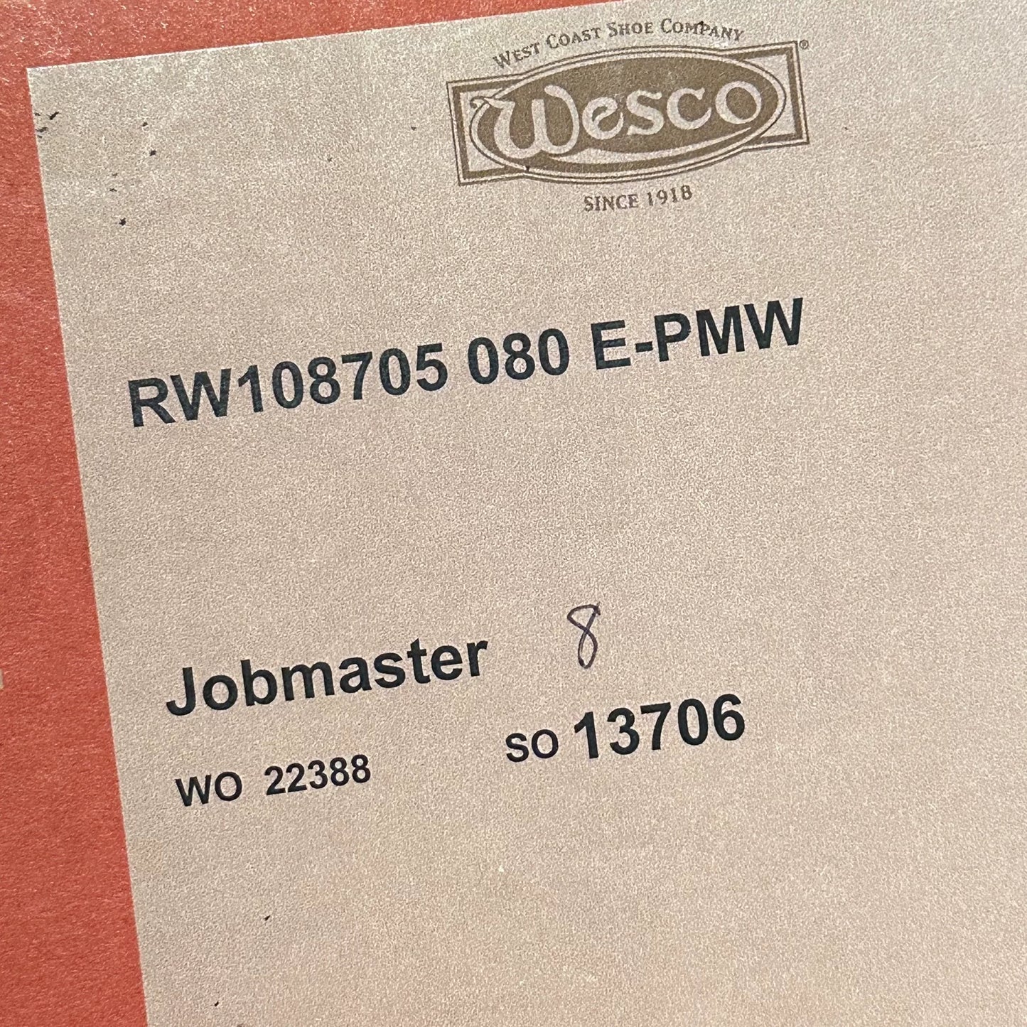 Wesco Jobmaster 8e Red Dog