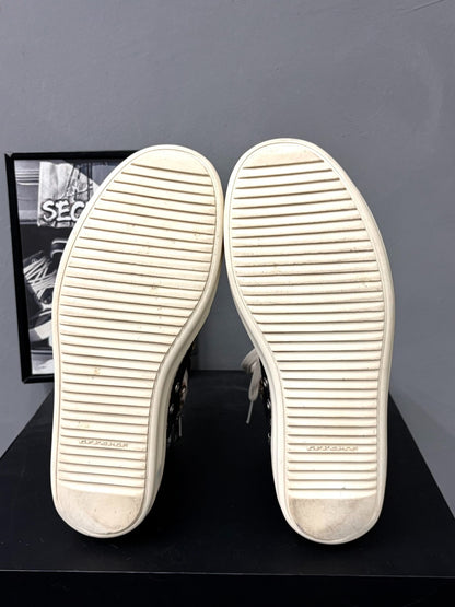 Rick Owens High-Top Canvas Star Sneakers