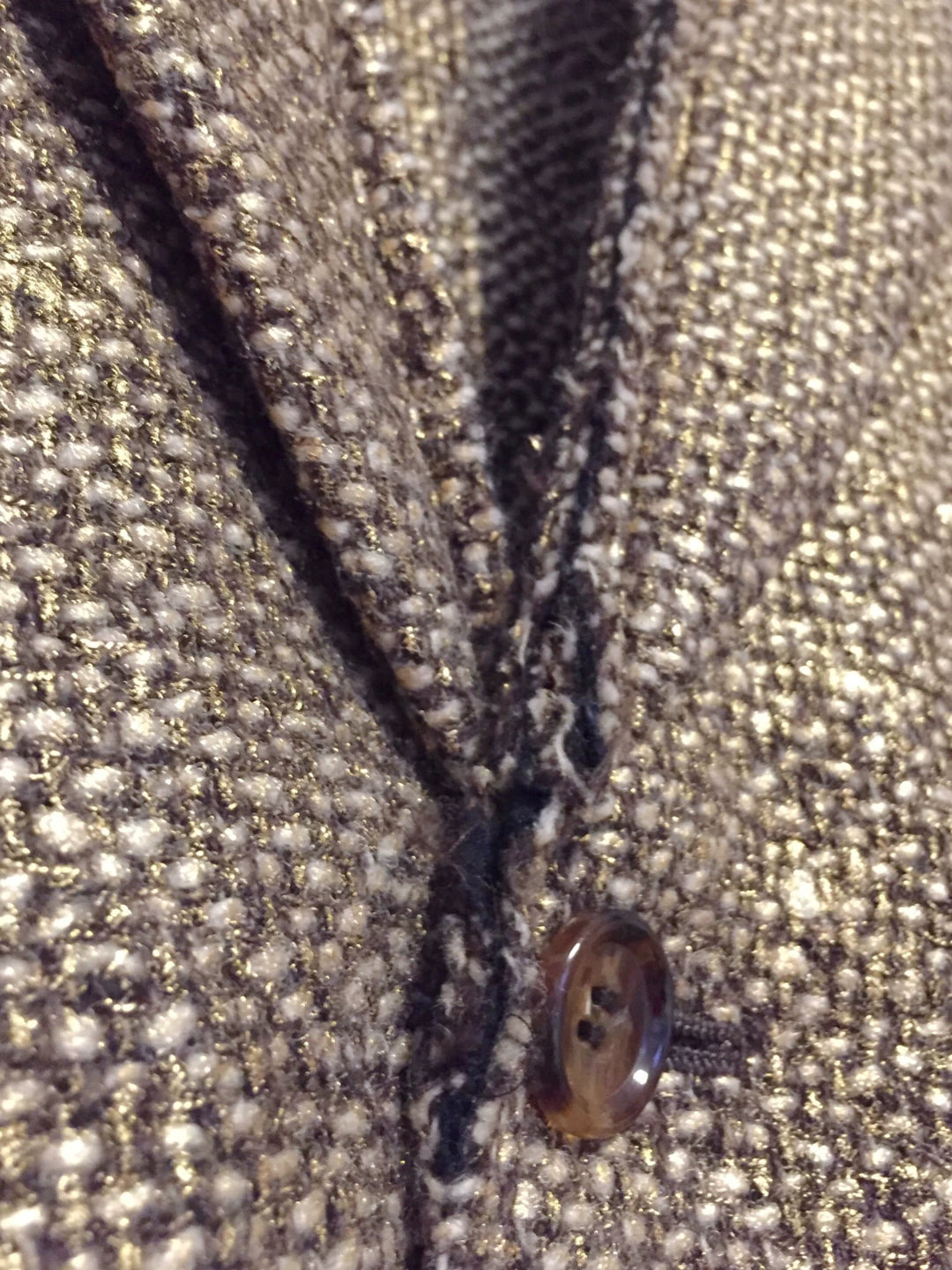 COMME des GARCONS Homme Plus Gold Knit Blazer