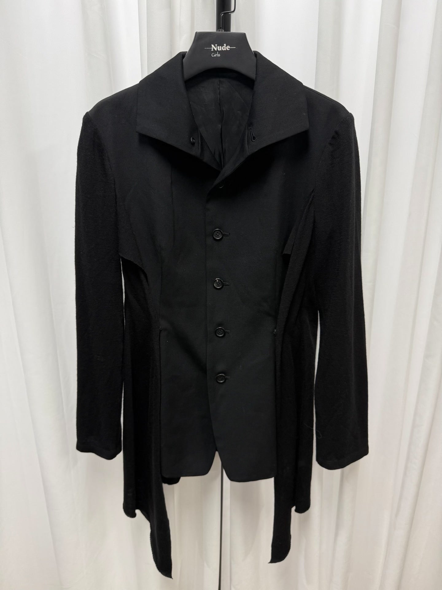 Yohji Yamamoto Black Wool Blazer