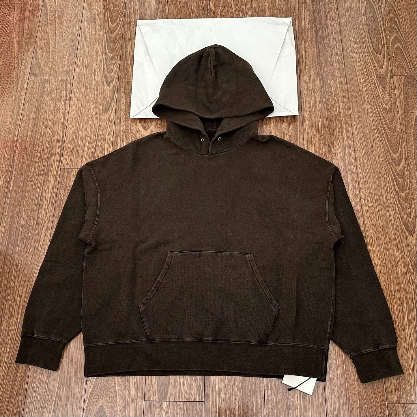 visvim amplus sb hoodie dark mud color