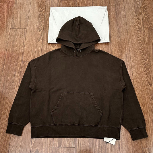 visvim amplus sb hoodie dark mud color