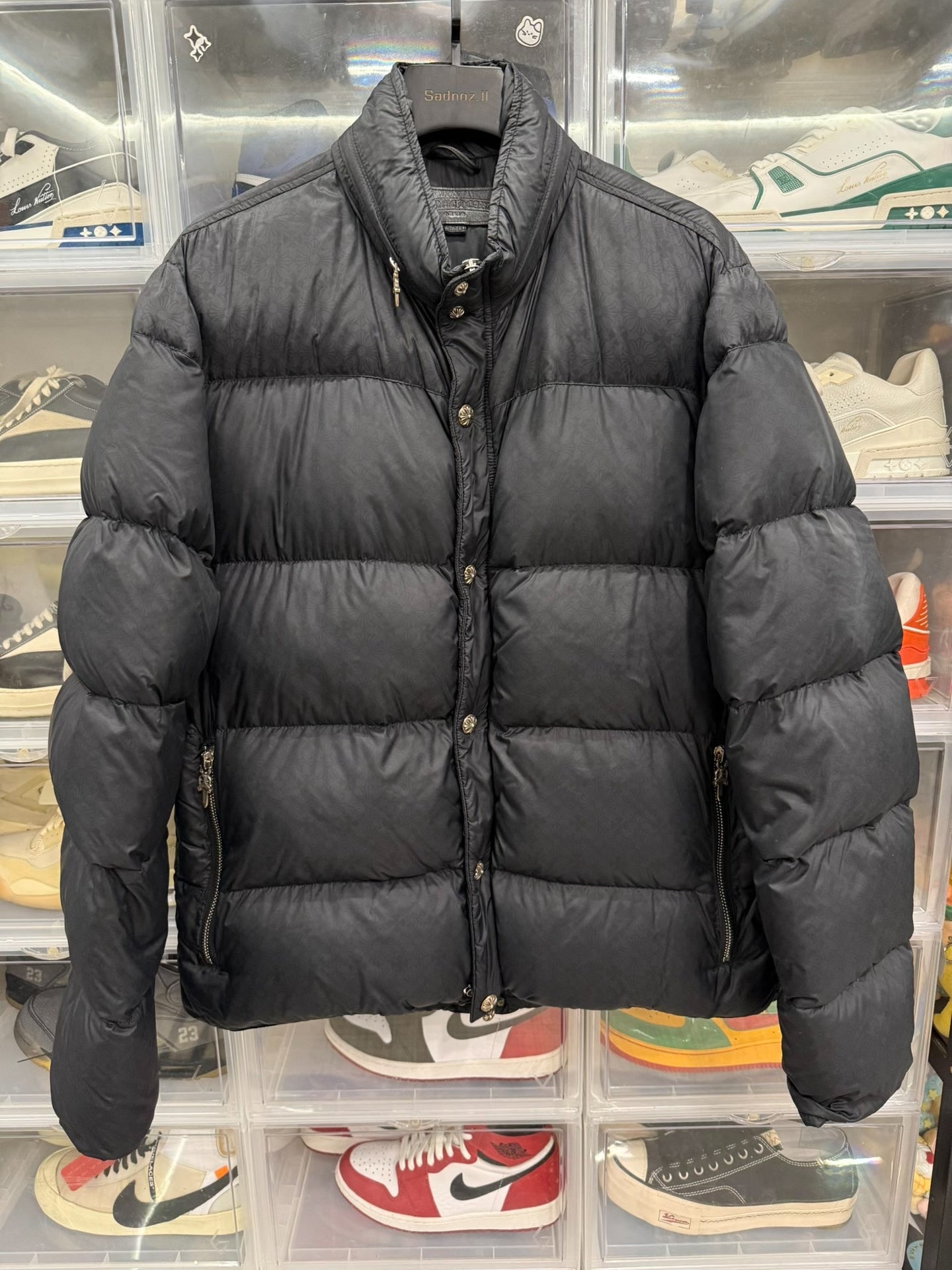 Chrome Hearts Vintage Black Down Jacket